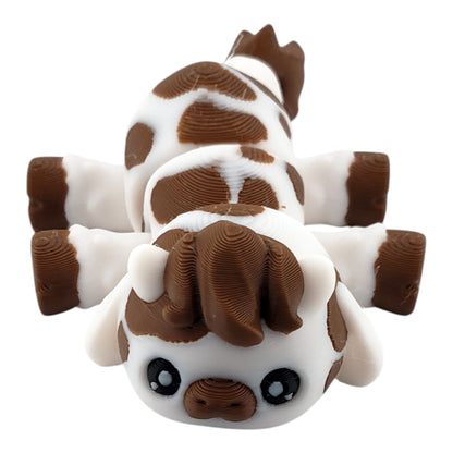 1 Articulated Cow About 5 Inches -   Decor Gift - 3D Printed Fantasy Creature - Authorized Seller