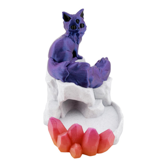 Arcadia Cat Dice Tower – 3D Printed Fantasy Gaming Accessory