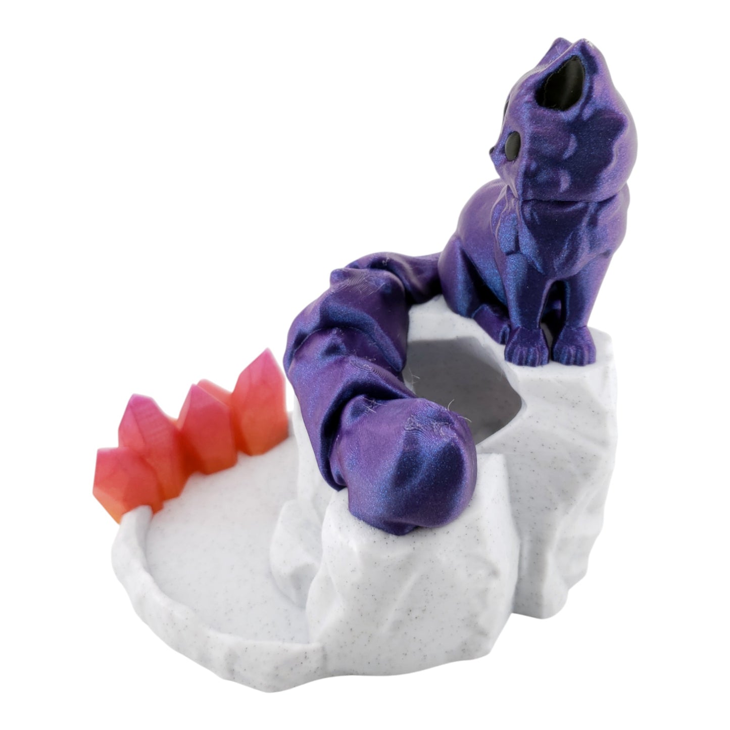 Arcadia Cat Dice Tower – 3D Printed Fantasy Gaming Accessory