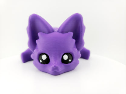 Articulated Cute Flexi Fox 7.5 Inches - 3D Printed Fantasy - Customizable Colors - Authorized Seller - Articulated Desk Buddy
