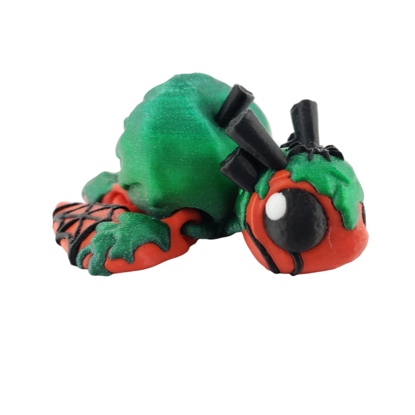Poison Apple Turtle – Articulated 3D Printed Fantasy Figurine | Dark Apple-Inspired Collectible by Cinderwing3D