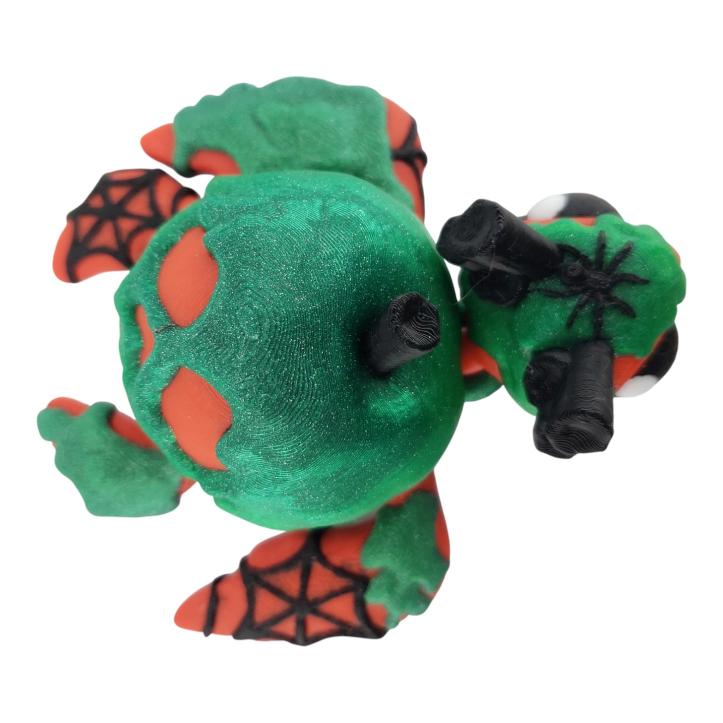 Poison Apple Turtle – Articulated 3D Printed Fantasy Figurine | Dark Apple-Inspired Collectible by Cinderwing3D