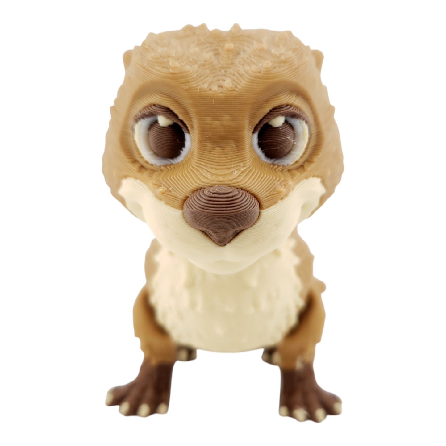 Articulated Otter – 3D Printed Fantasy Collectible | Poseable Aquatic Figurine
