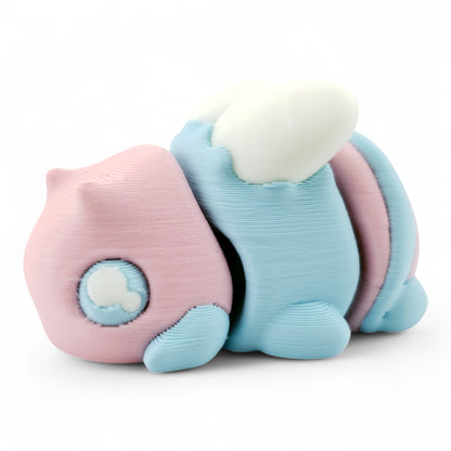 3D Printed Bee Miniature Hive Set – Articulated Bumblebee Collection | Unique Nature-Inspired Gift and Decor