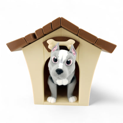 Articulated Pitbull – 3D Printed Collectible | Poseable Dog Figurine Desk or Shelf Decor