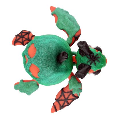 Poison Apple Turtle – Articulated 3D Printed Fantasy Figurine | Dark Apple-Inspired Collectible by Cinderwing3D