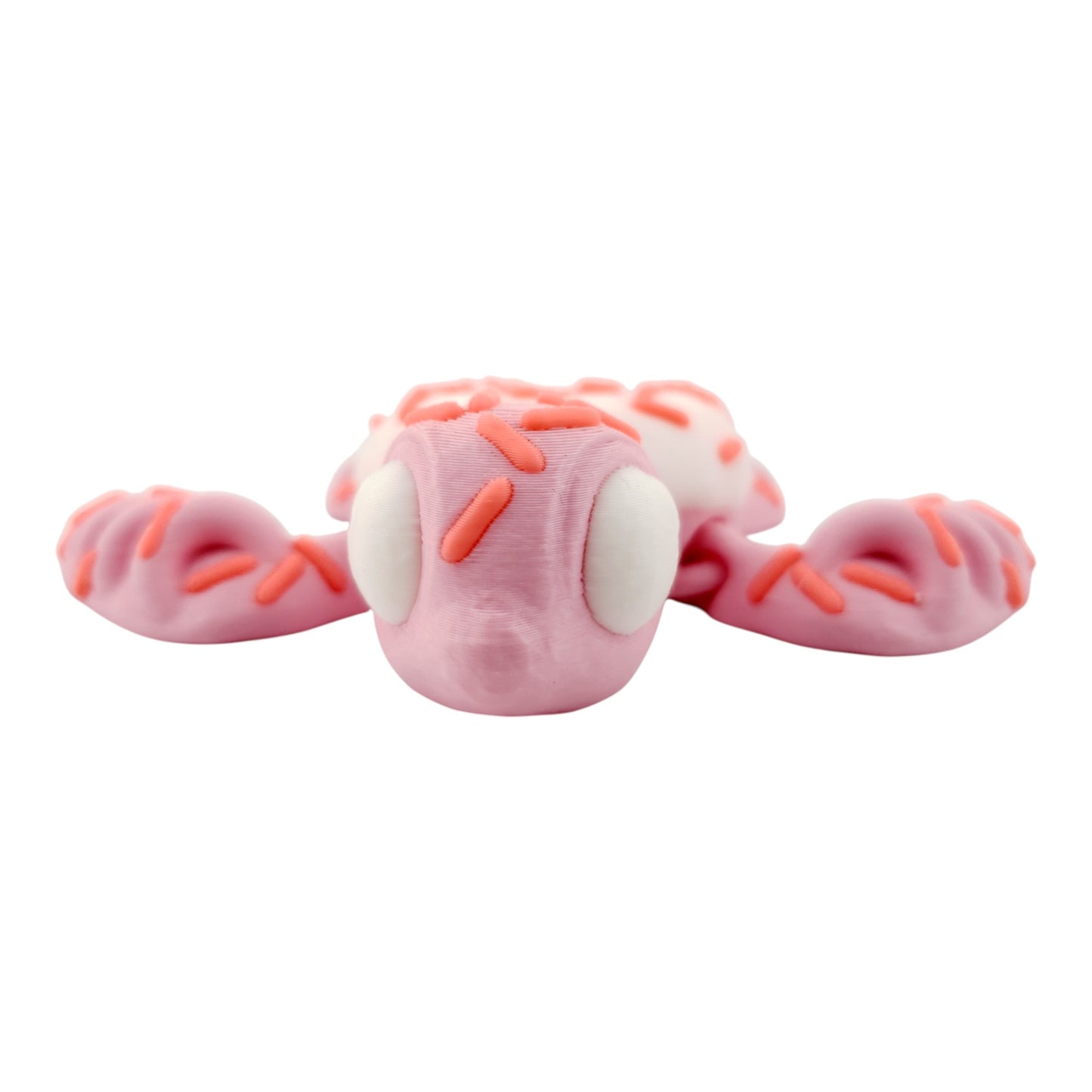 Donut Turtle – Articulated 3D Printed Fantasy Figurine | Sweet Dessert-Inspired Collectible by Cinderwing3D
