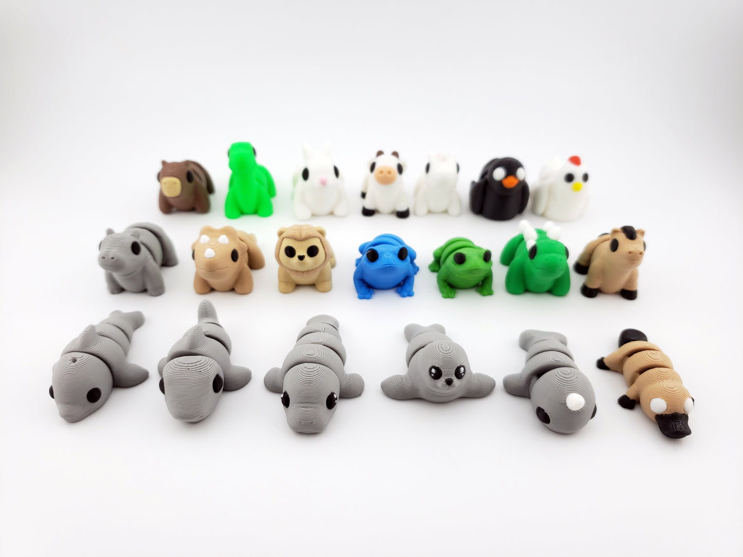 Mini Animal Mystery Pack | 3D Printed Articulating Figurines