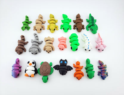 Mini Animal Mystery Pack | 3D Printed Articulating Figurines