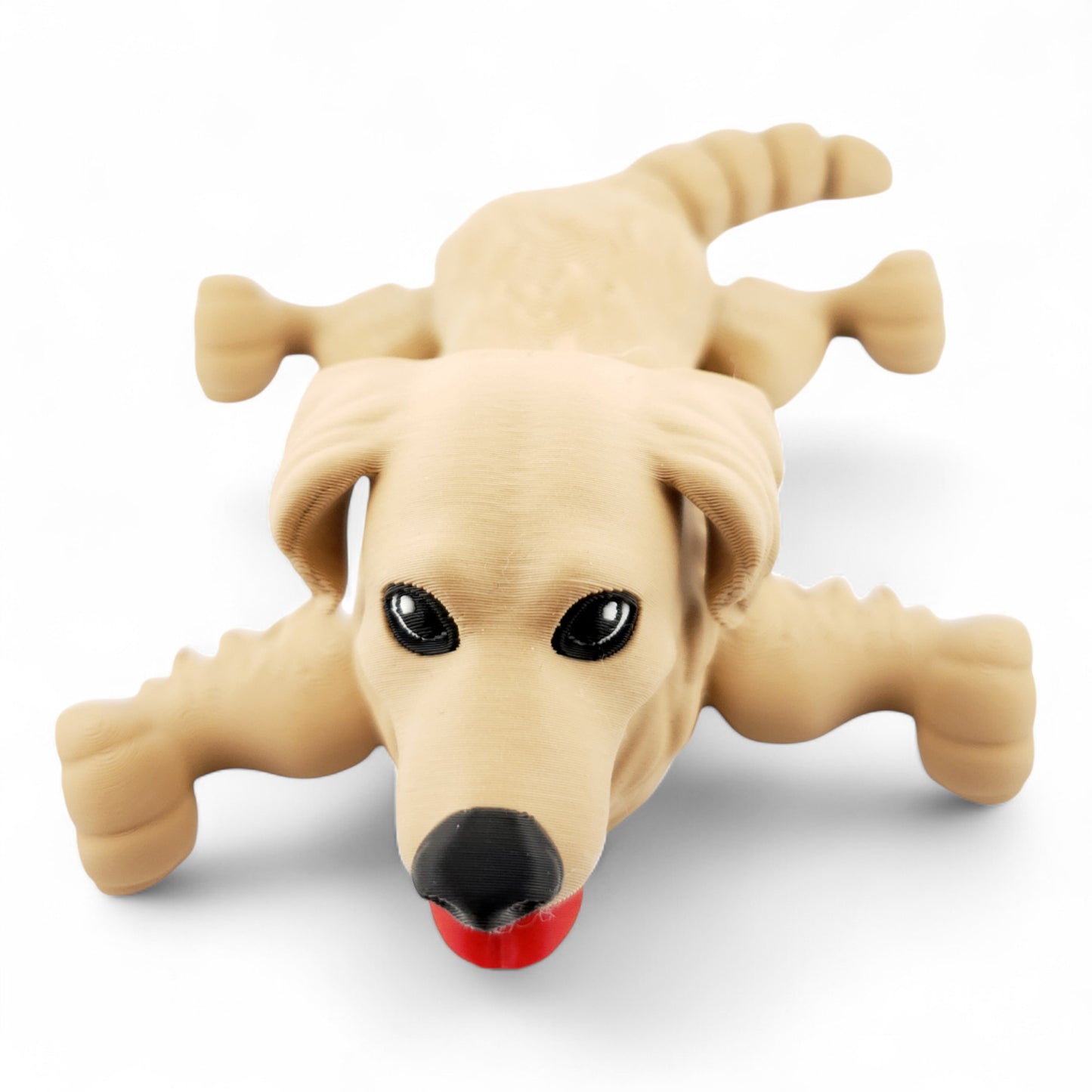 Articulated Golden Retriever – 3D Printed Poseable Collectible | Dog Lover’s Desk or Shelf Decor