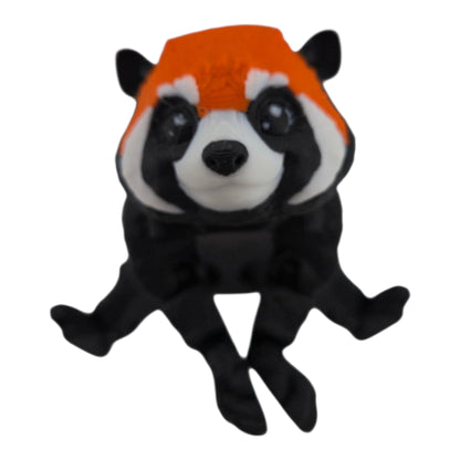 Traditional Red Panda 3D printed collectible - view 3