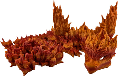 Red Gold Gradient Phoenix Dragon alternate view