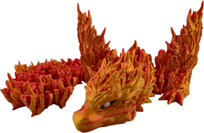 Red Gold Gradient Phoenix Dragon alternate profile