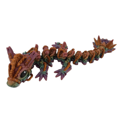 Baby Steampunk Dragon – 6" Articulated Fantasy Collectible | 3D Printed Mechanical-Inspired Desk & Shelf Decor