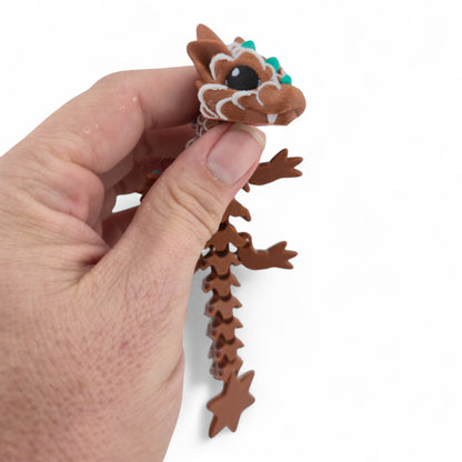 Cookie Baby Dragons – 3D Printed Articulated Fantasy Figurines | Sweet Dessert-Themed Collectibles by Cinderwing3D