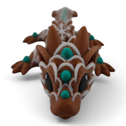 Cookie Baby Dragons – 3D Printed Articulated Fantasy Figurines | Sweet Dessert-Themed Collectibles by Cinderwing3D