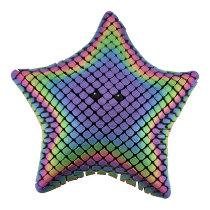 Flexible Pixel Starfish – Large 6.5" Articulated Sea Star Fidget Figure
