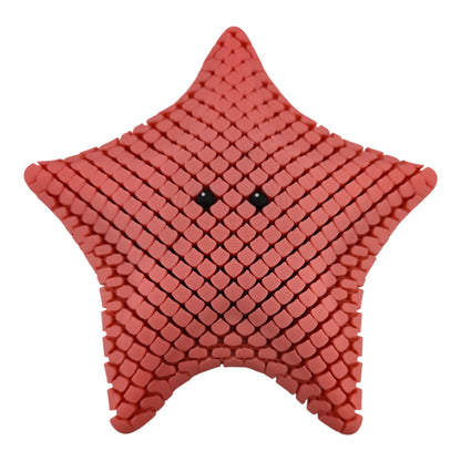 Flexible Pixel Starfish – Large 6.5" Articulated Sea Star Fidget Figure