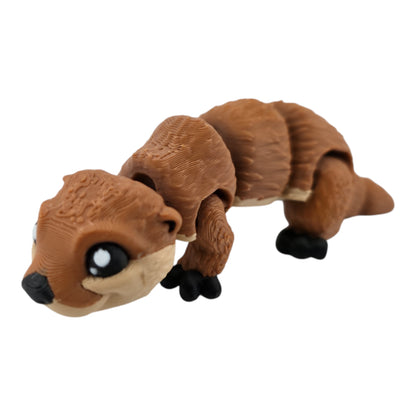 Brown River Otter 3D printed collectible - view 9