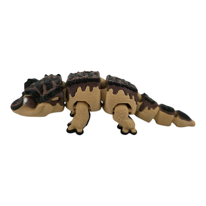 Brown and black Crested Gecko 3D printed collectible - view 6