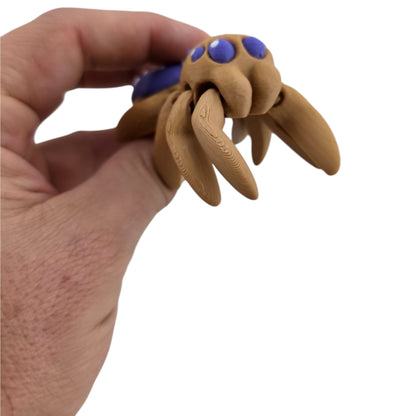 Large Articulated Spiders – 3D Printed Collectible Variations