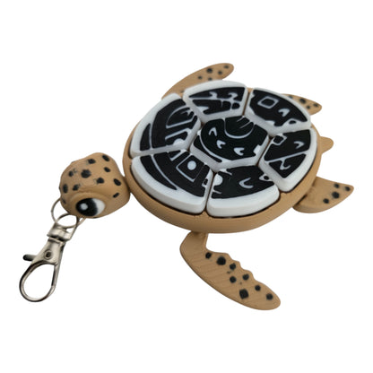 Turtle Fidget Clickers - Desktop and Keychains - Sensory Figures, Mechanical Keys - Autism, ADHD, Stress, Anxiety Relief