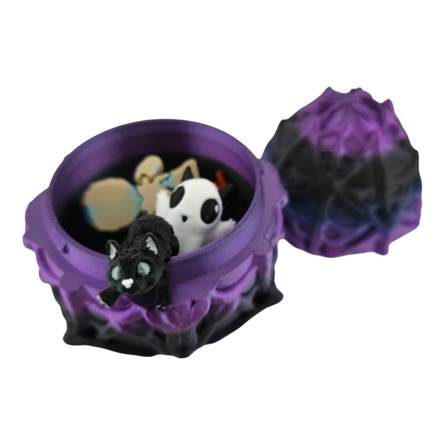 Halloween Webbed Egg Critter Set – 10-Piece Mini Creature Collection | 3D Printed Seasonal Figurines by The Geek Galleria