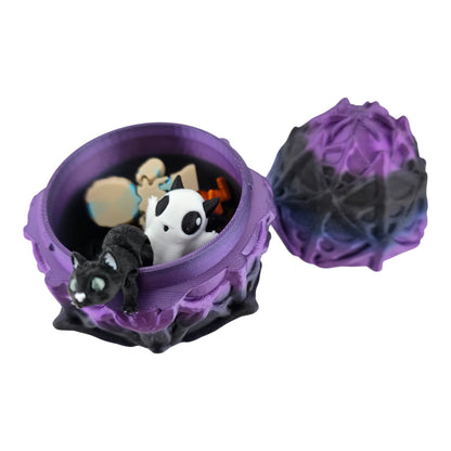 Halloween Webbed Egg Critter Set – 10-Piece Mini Creature Collection | 3D Printed Seasonal Figurines by The Geek Galleria