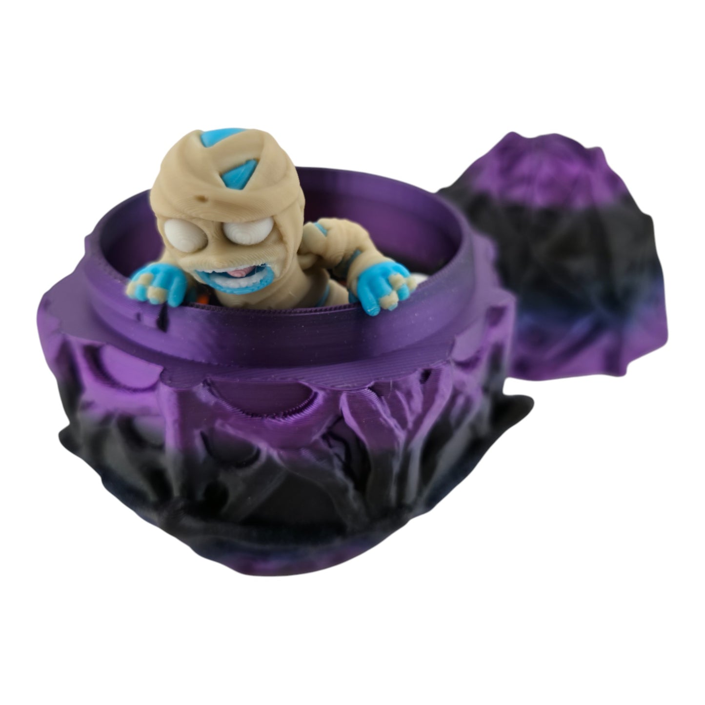 Halloween Webbed Egg Critter Set – 10-Piece Mini Creature Collection | 3D Printed Seasonal Figurines by The Geek Galleria