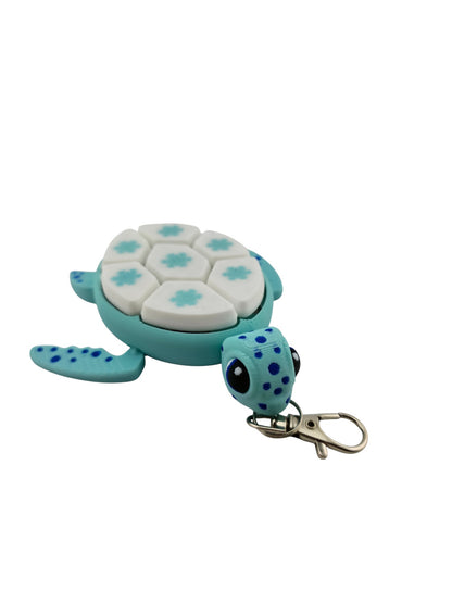 Turtle Fidget Clickers - Desktop and Keychains - Sensory Figures, Mechanical Keys - Autism, ADHD, Stress, Anxiety Relief