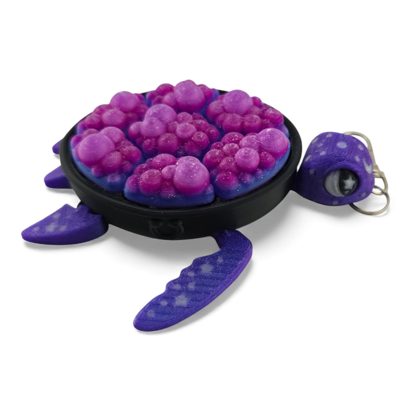 Turtle Fidget Clickers - Desktop and Keychains - Sensory Figures, Mechanical Keys - Autism, ADHD, Stress, Anxiety Relief