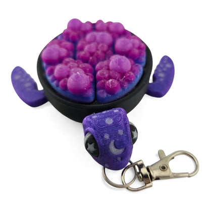 Turtle Fidget Clickers - Desktop and Keychains - Sensory Figures, Mechanical Keys - Autism, ADHD, Stress, Anxiety Relief