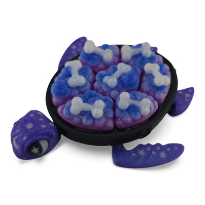 Turtle Fidget Clickers - Desktop and Keychains - Sensory Figures, Mechanical Keys - Autism, ADHD, Stress, Anxiety Relief