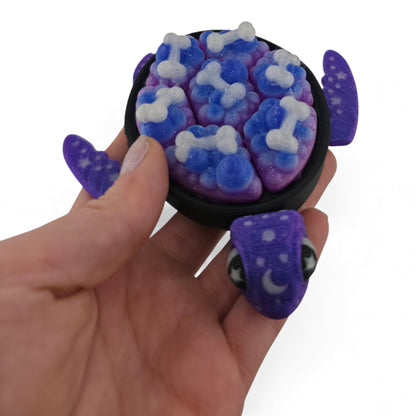 Turtle Fidget Clickers - Desktop and Keychains - Sensory Figures, Mechanical Keys - Autism, ADHD, Stress, Anxiety Relief
