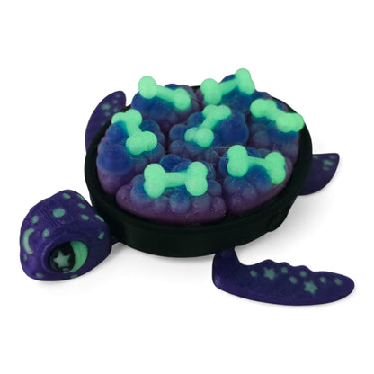 Turtle Fidget Clickers - Desktop and Keychains - Sensory Figures, Mechanical Keys - Autism, ADHD, Stress, Anxiety Relief