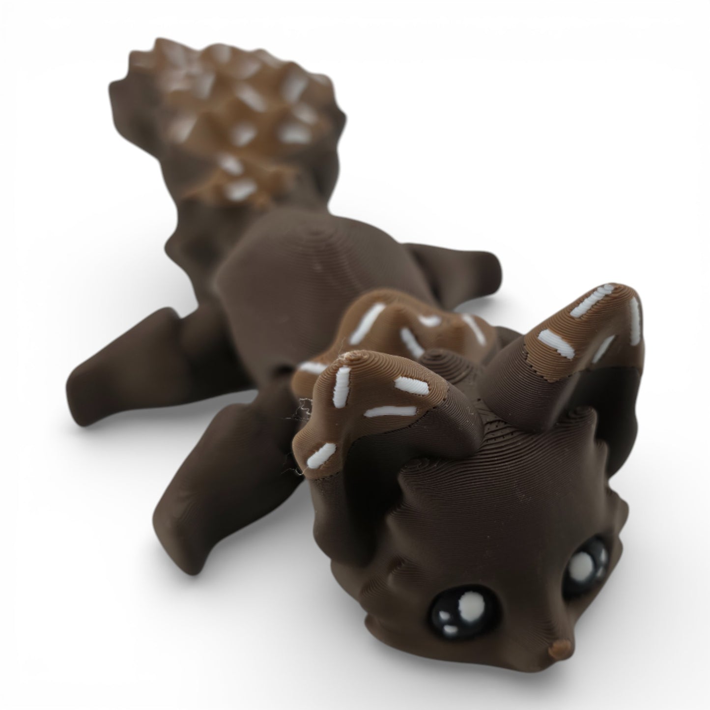 Brownie Fox – 7.5" Articulated 3D Printed Fantasy Figurine | Sweet Dessert-Inspired Collectible (Copy)