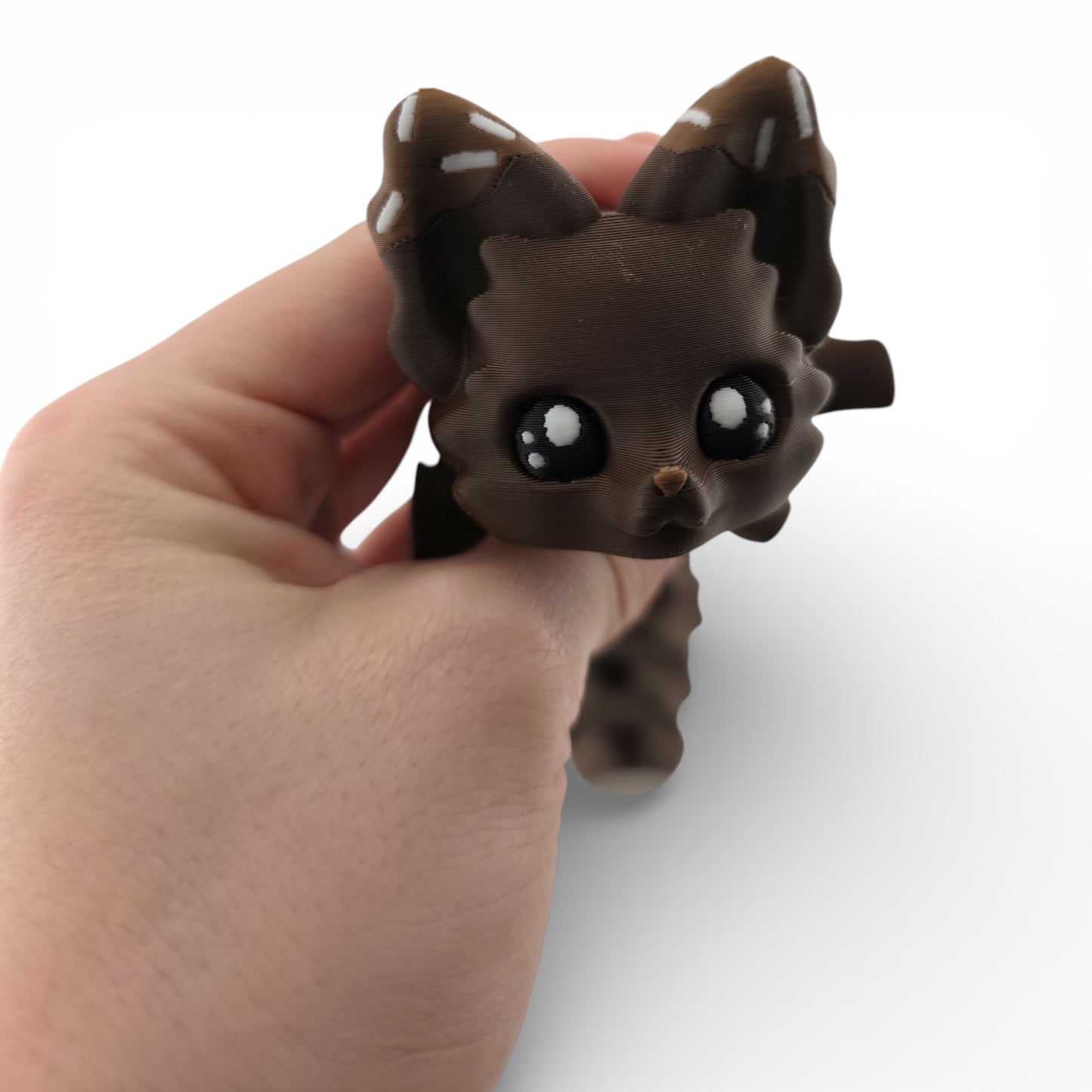 Brownie Fox – 7.5" Articulated 3D Printed Fantasy Figurine | Sweet Dessert-Inspired Collectible (Copy)