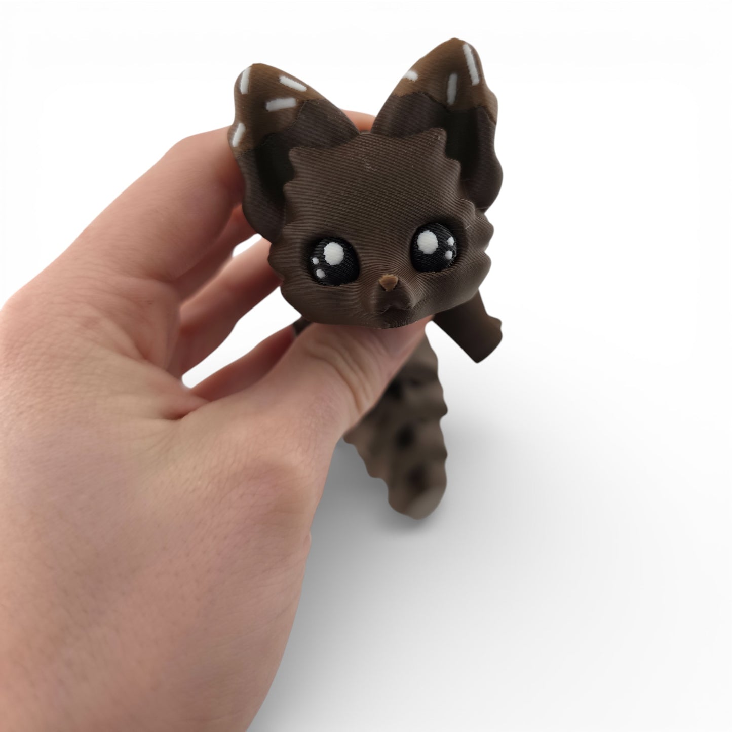 Brownie Fox – 7.5" Articulated 3D Printed Fantasy Figurine | Sweet Dessert-Inspired Collectible (Copy)