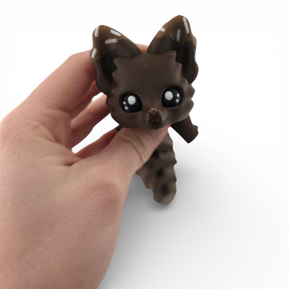 Brownie Fox – 7.5" Articulated 3D Printed Fantasy Figurine | Sweet Dessert-Inspired Collectible (Copy)