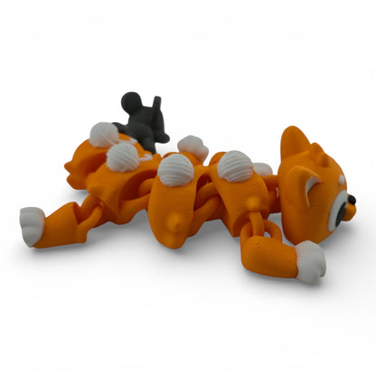 Baby Cat Dragon Dragon – 8" Articulated 3D Printed Fantasy Figurine