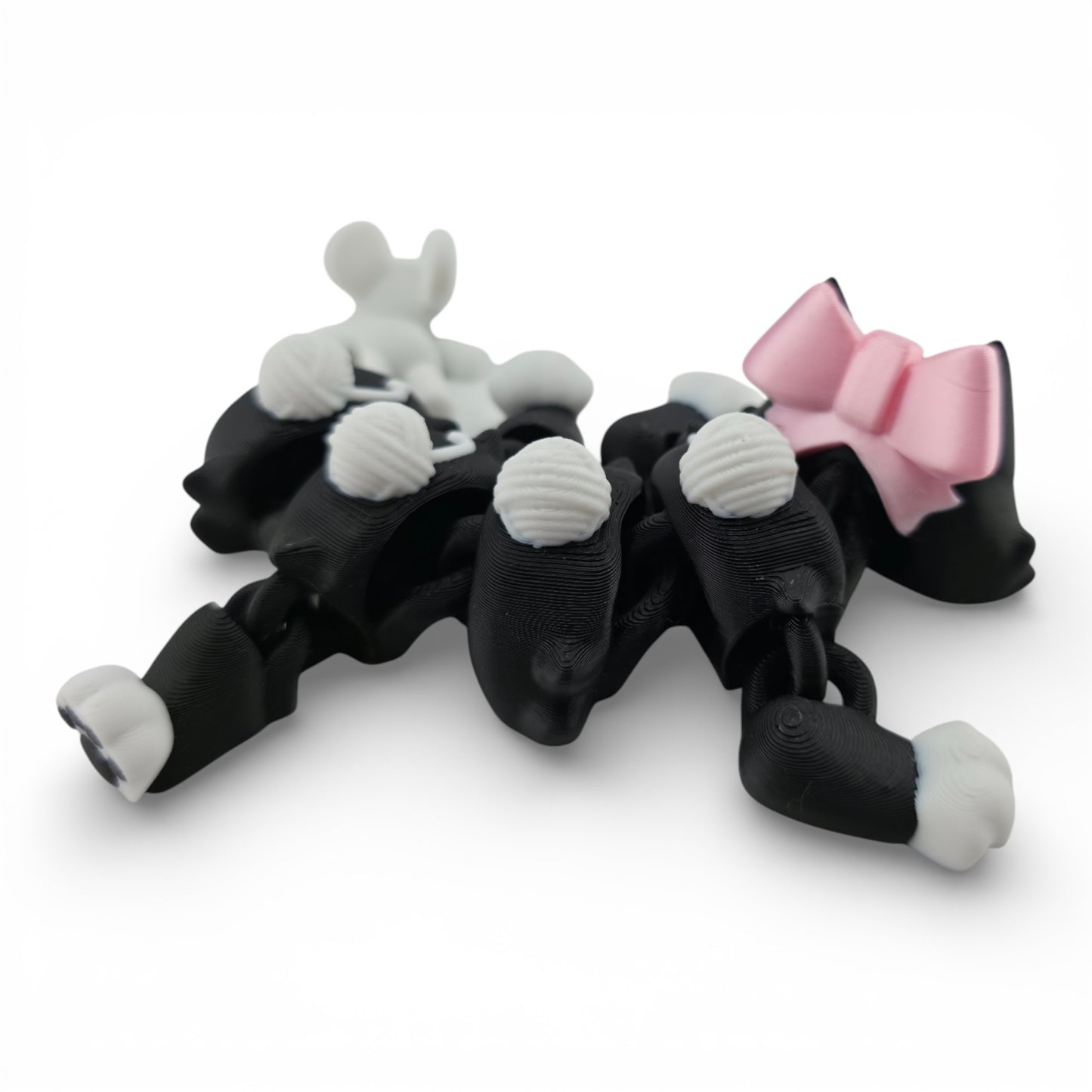 Baby Cat Dragon Dragon – 8" Articulated 3D Printed Fantasy Figurine