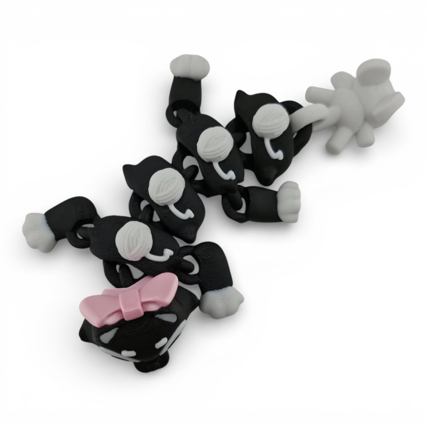 Baby Cat Dragon Dragon – 8" Articulated 3D Printed Fantasy Figurine