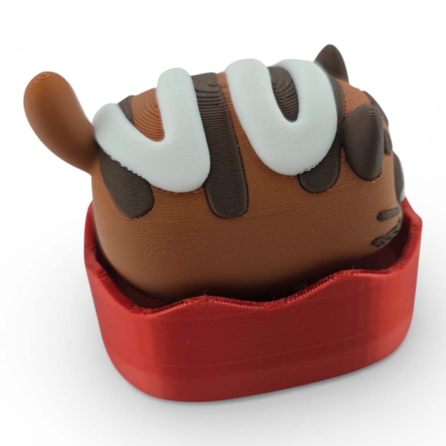 BonBon Chocolate Cat Clicker – 3D Printed Mechanical Click Sensory Pad for Desk, Stress Relief, Anxiety, ADHD