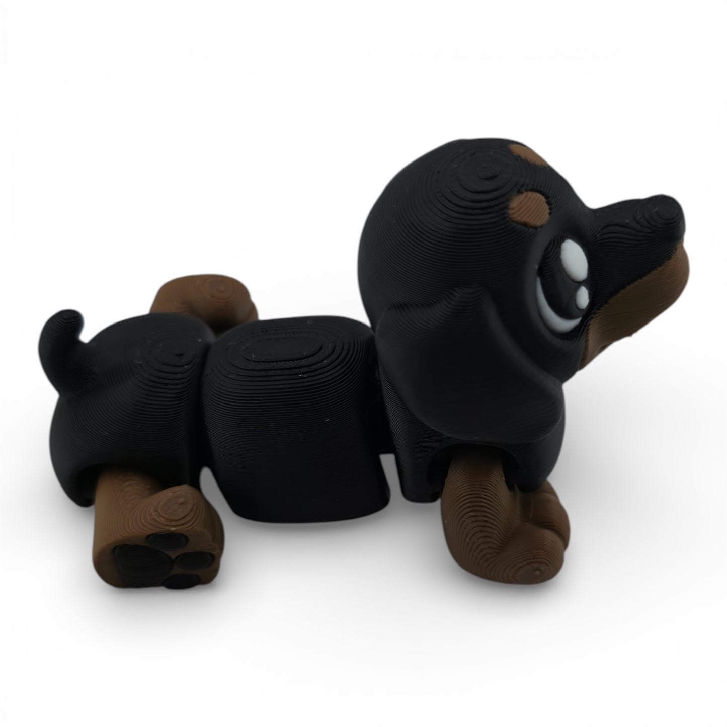 Dachshund Hotdog Articulated 3D Printed Figurine Collectible