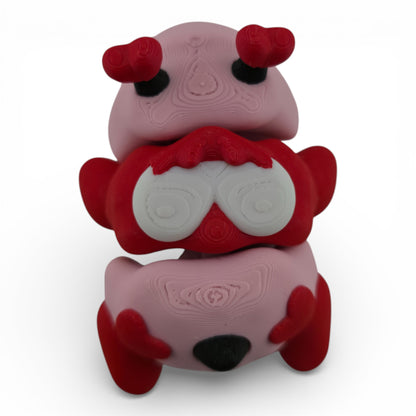 Love Bee Articulated 3D Printed Figurine Collectible