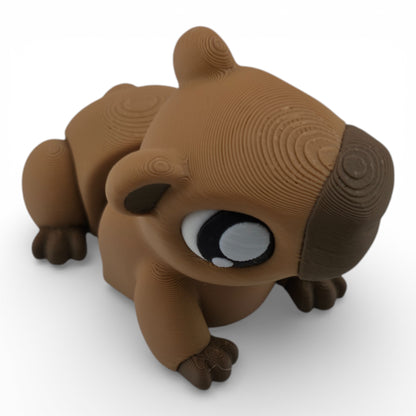 Capybara Articulated 3D Printed Figurine Collectible