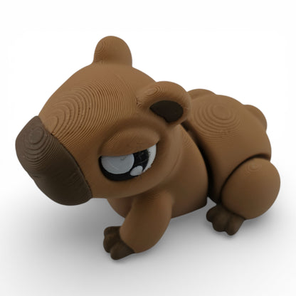 Capybara Articulated 3D Printed Figurine Collectible