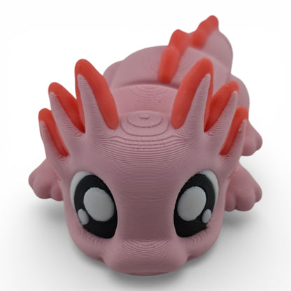Axolotl Articulated 3D Printed Figurine Collectible