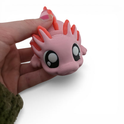 Axolotl Articulated 3D Printed Figurine Collectible