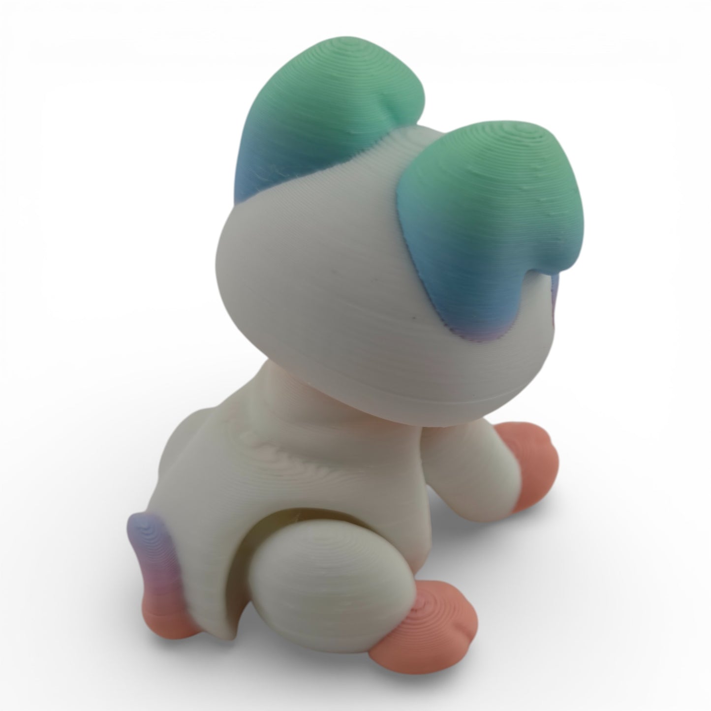 Bulldog Articulated 3D Printed Figurine Collectible